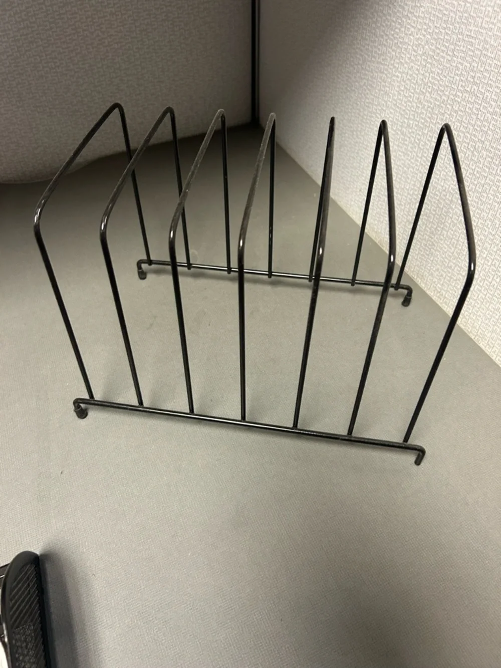 Mesh Desk Tray Organizer in Black - edison